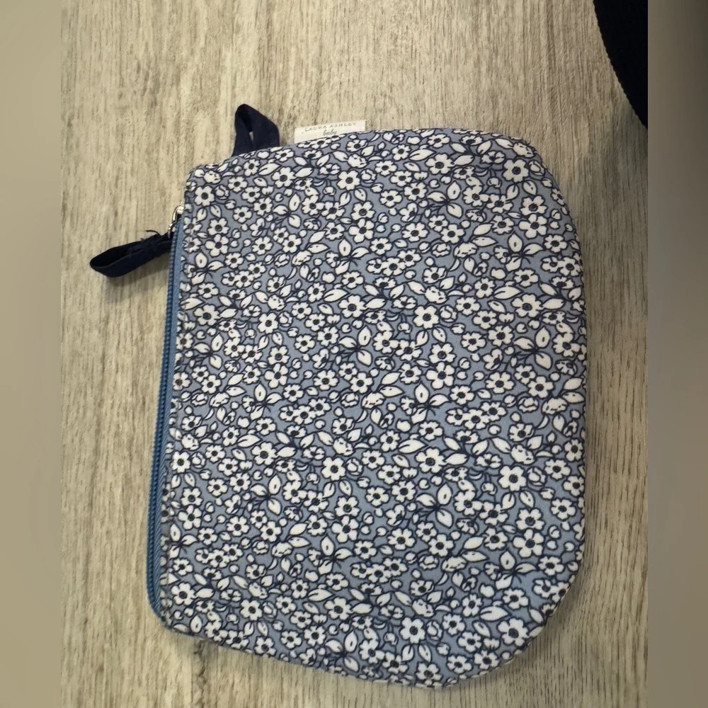 Laura Ashley Deep Blue Quilted Baby Bag